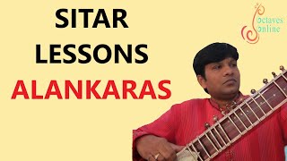 Hindustani Sitar  Advanced alankaras [upl. by Aitropal]