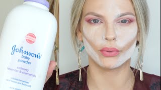 Beauty Hacks Tested Baby Powder [upl. by Swithbert959]