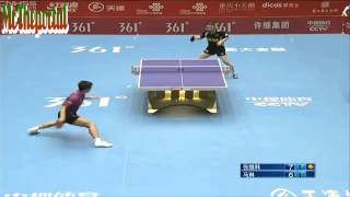 China Table Tennis Super League 2013  Zhang Jike Vs Ma Lin [upl. by Dallon342]