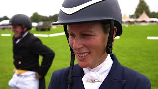 Zara Tindall talks about her experience at Burghley [upl. by Aisetra]