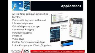 Advance2000 Cloud University Webinar Telephony amp Integrated Communications [upl. by Eillat810]