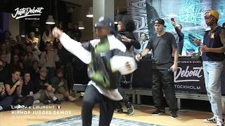 Les Twins – Judge demos Juste Debout Stockholm 2020 [upl. by Crutcher]