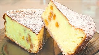 Вкусная творожная запеканка с изюмом простой рецепт [upl. by Ydwor558]