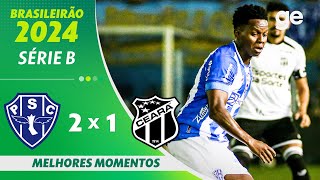 PAYSANDU 2 X 1 CEARÁ  MELHORES MOMENTOS  15ª RODADA BRASILEIRÃO SÉRIE B 2024  geglobo [upl. by Aropizt]