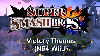 All Super Smash Bros Victory Themes N64WiiU [upl. by Primaveria339]