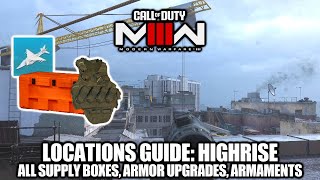 COD Modern Warfare 3  Highrise Locations All Weapons Items Armor Upgrades amp Armaments [upl. by Nalim349]