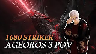 Lost Ark1680 Deathblow Striker  T4 Ageoros POV [upl. by Ailido309]