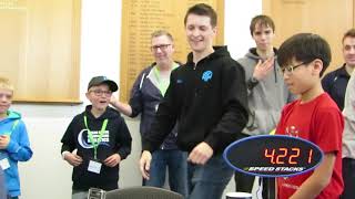 Rubiks Cube World Record  422 seconds [upl. by Wilfrid]