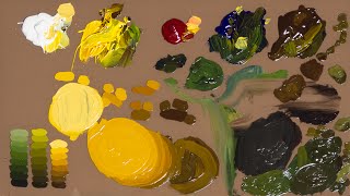 how to mix colors with oil paint [upl. by Lekzehcey]