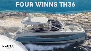 Four Winns TH36  POV Catamaran tour esterni e cabine [upl. by Nial]