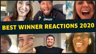 Favorite Winner Giveaway Reactions of 2020  Omaze [upl. by Erena]