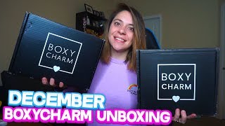 UNBOXING DECEMBER 2019 BOXYCHARM PREMIUM AND BOXYLUXE [upl. by Kerry]