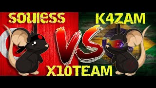 transformiceX10TEAM  K4ZAMBR VS SOULESSTR  P1 MODE [upl. by Barbarese]