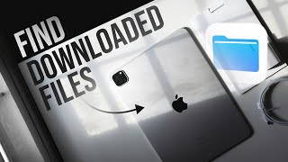 Where to Find Downloaded Files on iPad tutorial [upl. by Esinaej]