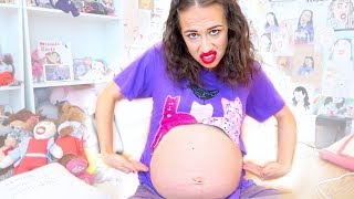 WATCH MY BABY MOVE IN MY PREGNANT BELLY [upl. by Etan]