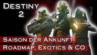 Exotics Roadmap amp Prämien zur Saison der Ankunft  Destiny 2 Shadowkeep  anima mea [upl. by Jos752]