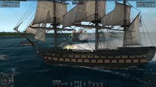 Naval Action Gameplay Redoubtable vs Ingermanland 1440p 60fps [upl. by Braca138]