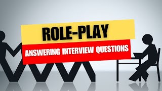 First Job Interview Role Play for Beginner ESL Learners [upl. by Liss]