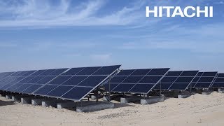 Solution Hitachi solarpowered desalination plants Abu Dhabi  Hitachi [upl. by Mcquoid]