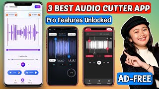 3 Best Audio Cutter App For Android in 2024  Mp3 Cutter For Android [upl. by Yelyak]