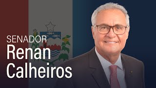 Renan Calheiros fala sobre 35 anos da Constituição Federal – 51023 [upl. by Snilloc713]