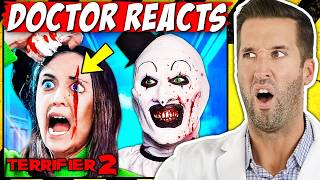 ER Doctor REACTS to CRAZIEST Terrifier 2 Injuries [upl. by Gebelein]