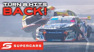 MASSIVE Crash Red Flags Boost Qualifying  VAILO Adelaide 500  2024 Repco Supercars Championship [upl. by Eirhtug233]