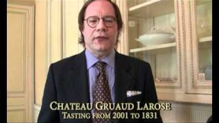 Chateau Gruaud Larose  Tasting 2001 to 1831  US Version [upl. by Alysoun]