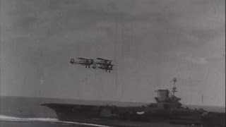 World War II combat footage  sinking of the Bismarck [upl. by Lilhak]