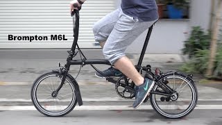 Brompton M6L Black Edition Folding Bike Review [upl. by Aissak]