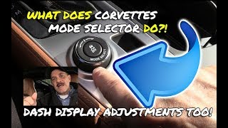 WHAT DOES THE MODE SELECTOR DO on C7 CORVETTE QUICK TIP FROM RICK [upl. by Gyasi]