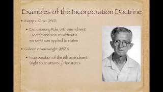 AP Gov Review Video 49 The Incorporation Doctrine [upl. by Boggers254]