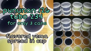 FLAVORED YEMA SPREAD IN A CUPSBUSINESS IDEA RECIPEone ingredients only [upl. by Adnalro616]