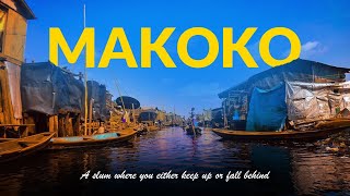 The story of the FLOATING SLUM of Lagos Nigeria MAKOKO [upl. by Jahdai]