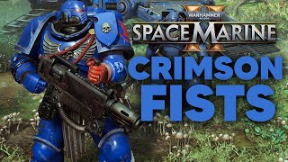 SPACE MARINE 2  Making a Custom CRIMSON FISTS  Meltagun Tactical Gameplay [upl. by Gemma]