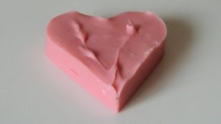 How to coloring white chocolate and mold pink hearts to Valentines Day [upl. by Cida944]