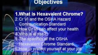 OSHA Training  Hexavalent Chromium Safety DEMO [upl. by Rog629]