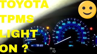 How to Reset Tire Pressure Warning Light on a Toyota [upl. by Rothmuller]