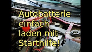 Autobatterie laden mit Starthilfe 4 Ladegeräte im Vergleich [upl. by Durnan]