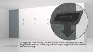 Vescom  wallcovering application instruction [upl. by Maguire47]