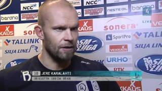 Jere Karalahti  Ryntäys 520min  BluesHIFK 1792010 [upl. by Ateekan]