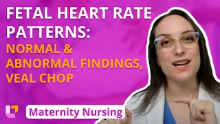 Fetal Heart Rate Patterns Normal and Abnormal Findings VEAL CHOP  Maternity Nursing  LevelUpRN [upl. by Syck]