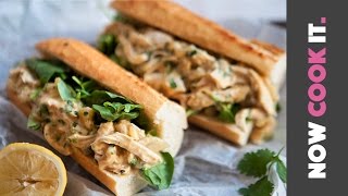 Pulled Chicken Sandwich Recipe  Now Cook It [upl. by Enej]