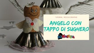 Riciclo Creativo Angeli fai da te con tappi di sughero [upl. by Odidnac]