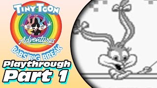 Tiny Toon Adventures Babs Big Break Playthrough Part 1 [upl. by Hamas]