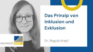 Prinzip von Inklusion und Exklusion Beweis [upl. by Eannej]