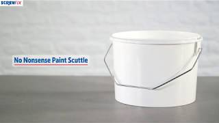 No Nonsense Paint Scuttle 25LTR  Screwfix [upl. by Ditzel]