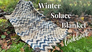 Crochet Zig Zag Blanket  Winter Solace Blanket Lookbook [upl. by Lledniuq]