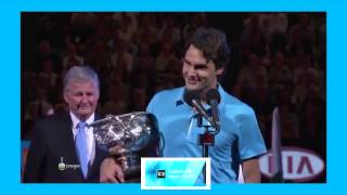 Federers speech after winning Aus Open 2010 Murray in tears [upl. by Harlan]