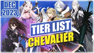 Tier list chevalier  knight fr décembre 2023  Epic Seven [upl. by Newell]